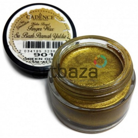 Воск для золочения Finger Wax, Green Gold / Зеленое Золото, 20 мл., Cadence