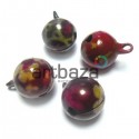 Набор бубенцов металлических декоративных цветных Hand Made, Ø1 см., 4 штуки, REGINA