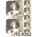 Рисовая карта для декупажа «Детское ретро фото», 29.7 x 21 см, 20 г/м², ITD Collection