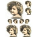 Рисовая карта для декупажа «Детское ретро фото», 29.7 x 21 см, 20 г/м², ITD Collection