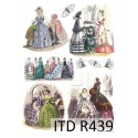 Рисовая карта для декупажа «Светские дамы», 29.7 x 21 см, 20 г/м², ITD Collection