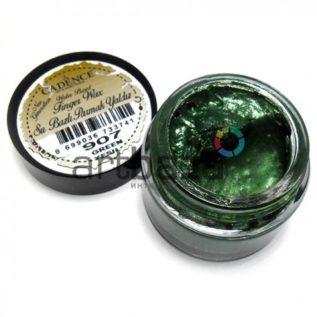 Воск для золочения Finger Wax, Green / Зеленый, 20 мл., Cadence