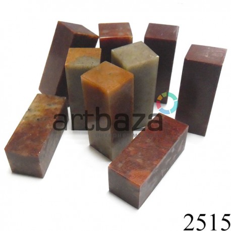 Мыльный камень для резьбы печати, 5 x 2 x 2 см.