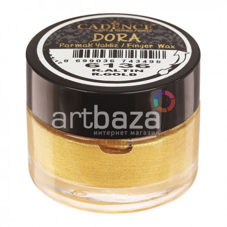 Воск для золочения Dora Finger Wax, Rich Gold / Богатое Золото, 20 мл., Cadence