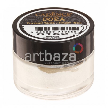Воск для золочения Dora Finger Wax, Pearl / Перламутровый, 20 мл., Cadence
