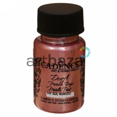 Краска акриловая «металлик» Dora, Dried Rose / Сушеная Роза, 50 мл, Cadence