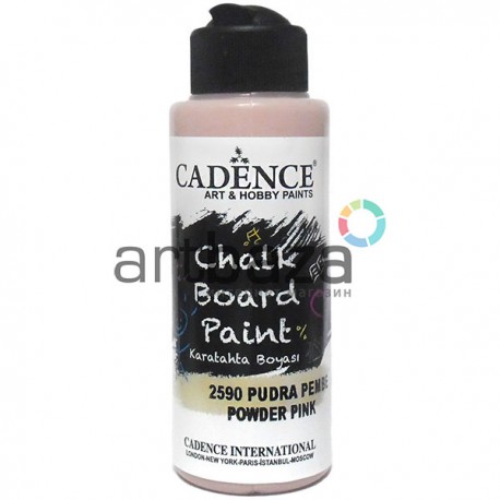 Краска акриловая для создания меловой доски, Powder Pink / Нежно-розовая, 120 мл, Cadence