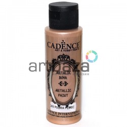 Краска акриловая «металлик», Powder Pink / Пудровая Розовая, 70 мл, Cadence