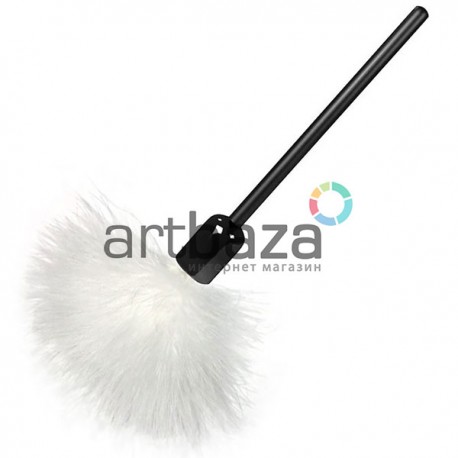 Кисть марабу для дактилоскопирования с пластиковой ручкой, Inspector ● Marabou Feather Fingerprint Brush