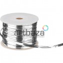 Упаковочная проволока в фольге, 4 мм., 65 м., серебряная, Twist Tie