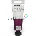 Краска акриловая, Фиолетовая с глиттером / Glitter Purple, 75 мл, Art Ranger