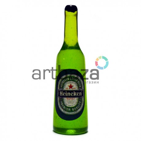 Миниатюра - имитация Heineken, 3.5 см., 3 штуки, Dollhouse