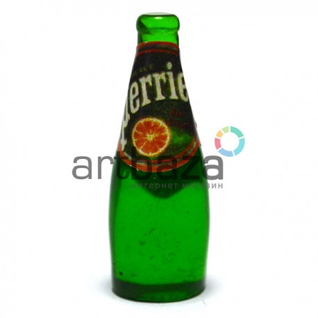 Миниатюра - имитация Perrier, 2.9 см., 3 штуки, Dollhouse