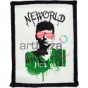 Нашивка - патч для одежды, Neworld, 6.2 x 8.1 см.