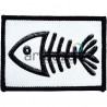 Нашивка - патч для одежды, Fishbone, 5.7 x 8 см.