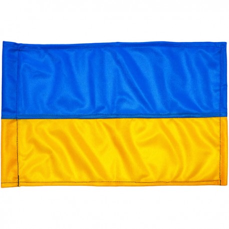 Флаг Украины, 23 x 36 см., флажная сетка, 350 г/м²