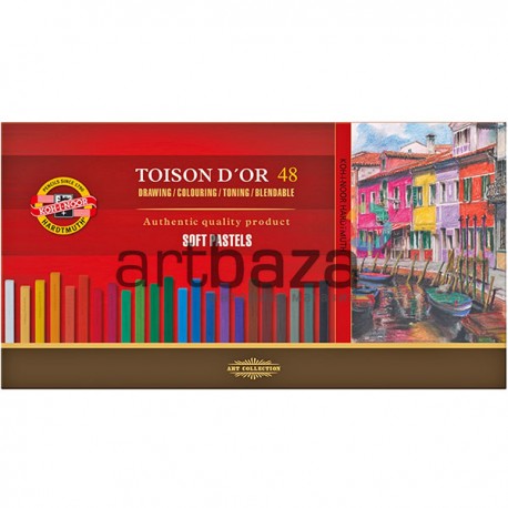 Пастель художественная сухая, 48 цветов, Toison D’Or, Koh-i-Noor