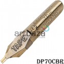 Перо ширококонечное скошенное для каллиграфии и орнамента, Leonardt 70 Tape Nib, №1½, бронзовое, Manuscript