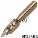 Перо ширококонечное для каллиграфии, Leonardt Round Hand Nib, №3, бронзовое, Manuscript