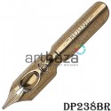 Перо ширококонечное для каллиграфии, Leonardt Round Hand Nib, №6, бронзовое, Manuscript