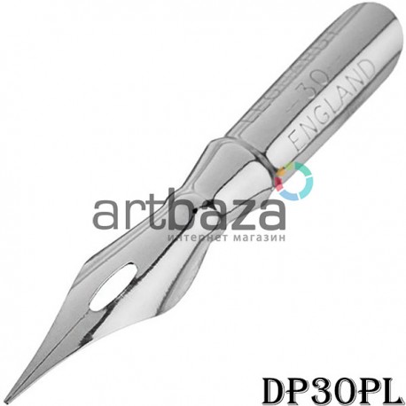 Перо остроконечное для каллиграфии и письма, Leonardt Point Pen Nib 30, полированное, Manuscript