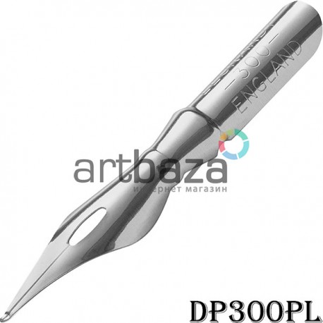 Перо остроконечное для каллиграфии и письма, Leonardt Ballpoint Nib 300, полированное, Manuscript
