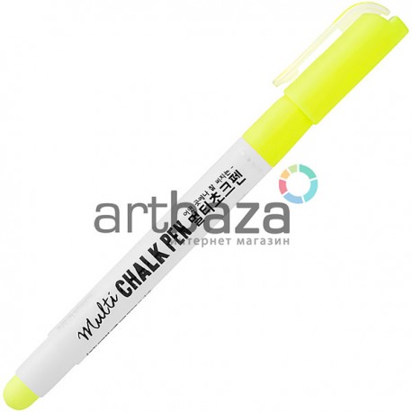 Маркер меловой Multi Chalk Pen, желтый, Mungyo