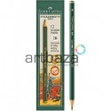 Карандаш чернографитный для графики, 2B, Faber-Castell