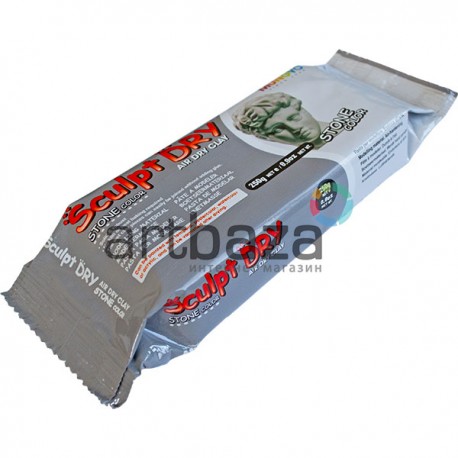 Масса для моделирования Mungyo Sculpt Dry, 250 г, серая
