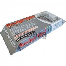 Глина для моделирования MUNGYO Sculpt Dry, 1 кг, серая