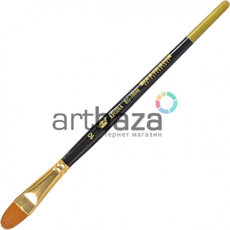 Кисть синтетическая Golden Night, овальная, №10, REGINA