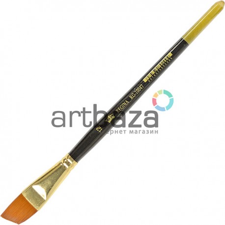 Кисть синтетическая Golden Night, скошенная, №12, REGINA