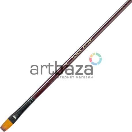 Кисть синтетическая Ripe Cherry, плоская, №4, CONDA