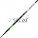 Кисть синтетическая Green in Black, круглая, №6, CONDA