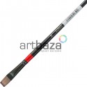 Кисть синтетическая Red in Black, плоская, №14, CONDA
