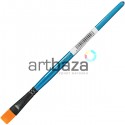 Кисть синтетическая Shine Blue, плоская, №10, CONDA