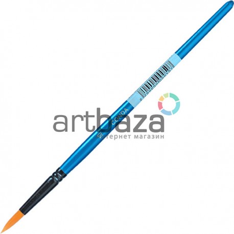 Кисть синтетическая Shine Blue, круглая, №10, CONDA