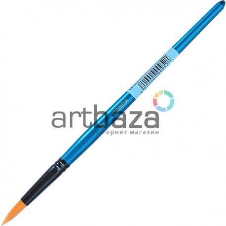 Кисть синтетическая Shine Blue, круглая, №12, CONDA
