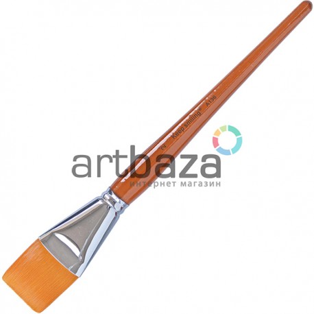 Кисть синтетическая Titan, плоская, 2″, KeepSmiling