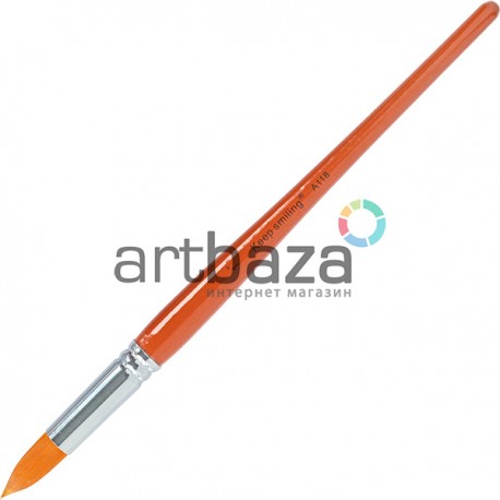 Кисть синтетическая Titan, круглая, 1″, KeepSmiling
