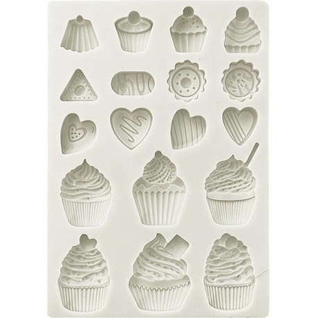 Силиконовый молд «Sweets», 14.8 x 21 см, Stamperia