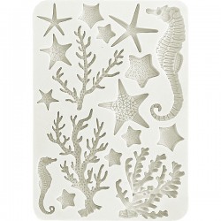 Силиконовый молд «Морская жизнь», 14.8 x 21 см, Stamperia