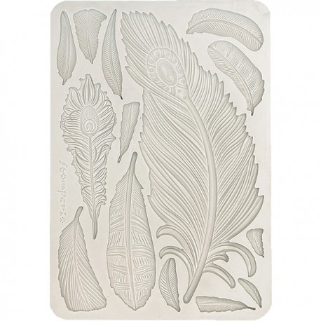 Силиконовый молд «Перья», 14.8 x 21 см, Stamperia