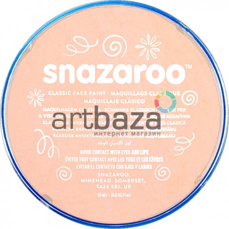 Аквагрим для лица и тела, розовый телесный, 18 мл, Snazaroo