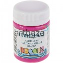 Краска акриловая глянцевая, фуксия, 50 мл, Decola