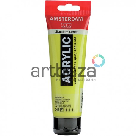 Краска акриловая Amsterdam Standard Series, зеленовато-желтая, 120 мл, Royal Talens