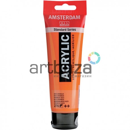 Краска акриловая Amsterdam Standard Series, азо оранжевая, 120 мл, Royal Talens