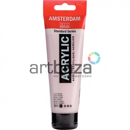 Краска акриловая Amsterdam Standard Series, розовая светлая, 120 мл, Royal Talens