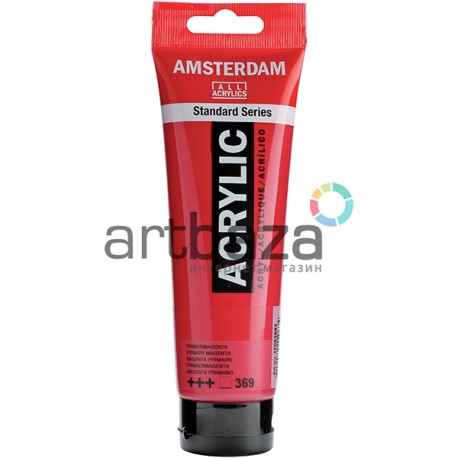 Краска акриловая Amsterdam Standard Series, маджента основная, 120 мл, Royal Talens