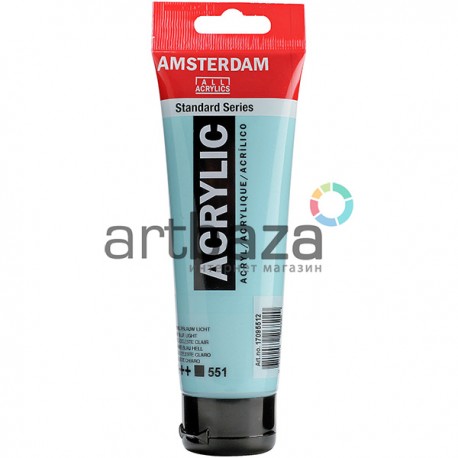 Краска акриловая Amsterdam Standard Series, небесно-голубая светлая, 120 мл, Royal Talens